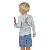 Vapor Apparel UPF 50+ UV Sun Protection Toddler Long Sleeve Rash Guard Swim Shirt - 2 of 4