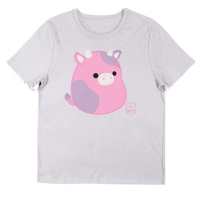 Squishmallows Patty Crew Neck Short Sleeve Women's White T-shirt
