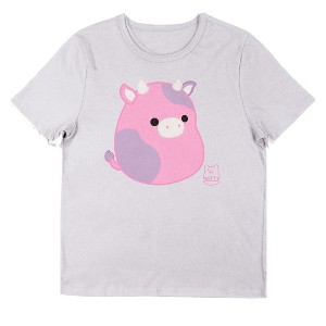 Squishmallows Patty Crew Neck Short Sleeve Women's White T-shirt - 1 of 3