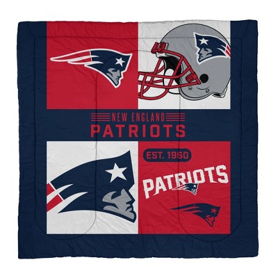 NFL New England Patriots Block Logo Queen Bed in a Bag - 3pc — фото 2