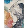 Unique Loom Outdoor Modern Watercolor Area Rug - 2 of 4