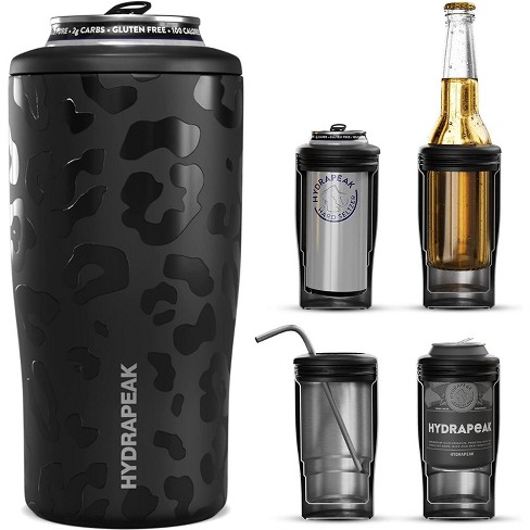 Thermos 12oz Funtainer Water Bottle With Bail Handle - Black Animal Print :  Target