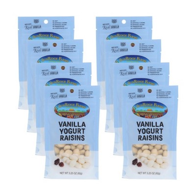 Sunridge Farms Vanilla Yogurt Raisins - Case of 8/3.25 oz