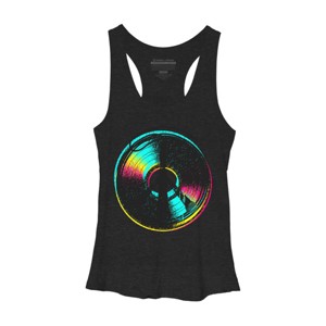 Women's Design By Humans Colors and Music By clingcling Racerback Tank Top - 1 of 3