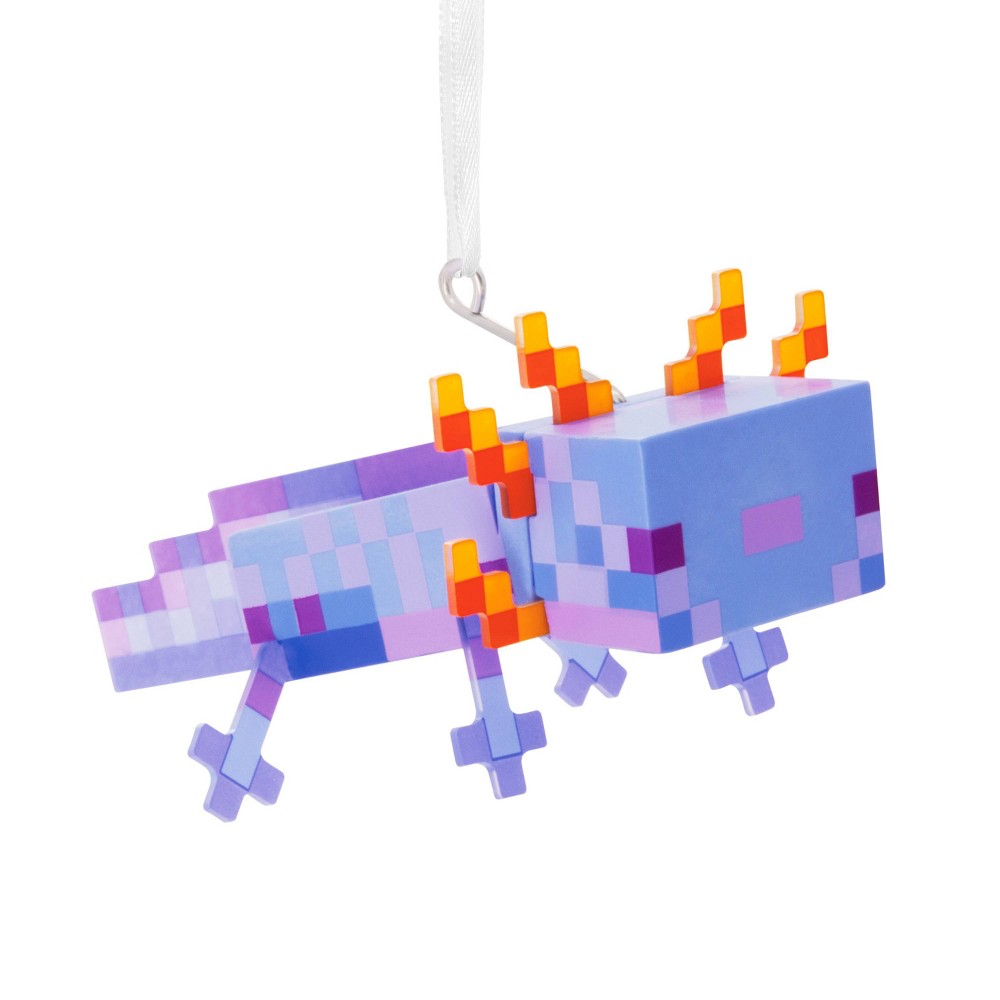 Hallmark Minecraft Blue Axolotl Christmas Tree Ornament