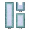 Torrent Collection 3 Piece 100% Soft Cotton Tufted Weave Bath Rug Set, Ombre Pattern, Super Soft & Absorbent, Machine Washable Bathroom Mats - 2 of 4