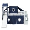 Twin Size Loft Bed with Tent and Tower - 4 of 4