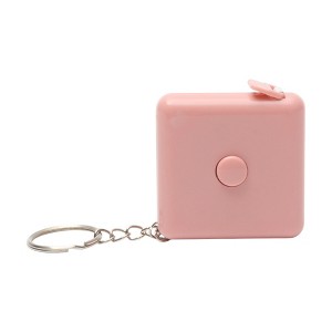 Unique Bargains Tape Measures +/-5% Accuracy ABS Plastic Pink 1.85"x1.85"x0.67" 1 Pcs - 1 of 3