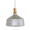 Yosemite Home Decor Gris Plateado Collection One Light Pendant, Silver Grey, 13.8 x 13.8 x 14.1 - 2 of 4