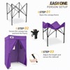 EAGLE PEAK 4x4 Pop Up Canopy, Portable Privacy Changing Room Photoshoots - 2 of 4