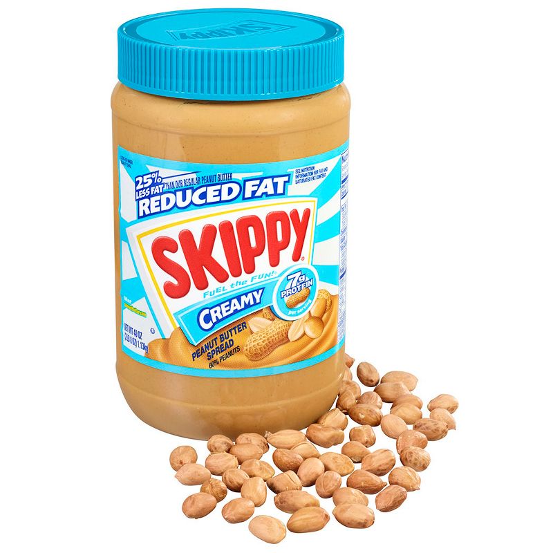 Skippy Reduced Fat Creamy Peanut Butter - 40oz, 5 of 14
