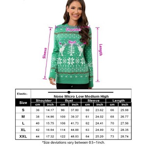 Ugly Christmas Sweater for Women Funny Holiday Sweaters Tacky Christmas Sweaters Snowman Sweatshirts - 1 of 4