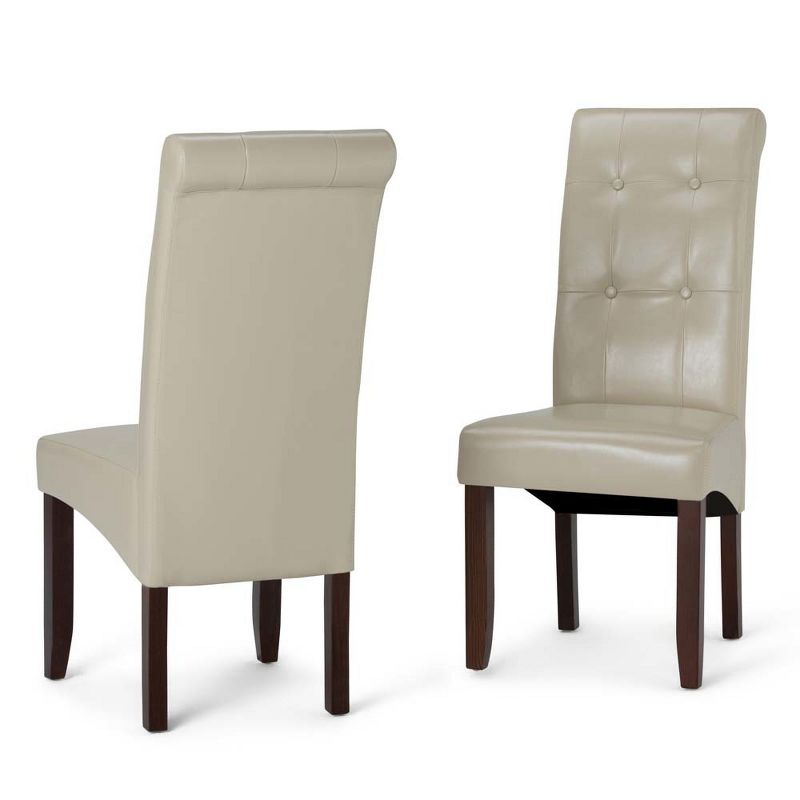 Set of 2 Essex Deluxe Tufted Parson Chair - Wyndenhall, 1 of 8