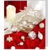100 Pcs Christmas Ornaments Set, Shatterproof Christmas Tree Ornaments with Hanging Balls & Star, for Wedding, Anniversary, Xmas Eve - 3 of 4