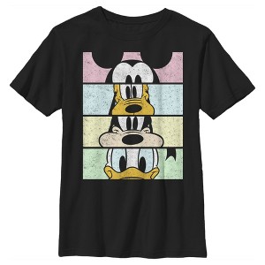 Boy's Disney Mickey & Friends Cropped Portraits T-Shirt - 1 of 4