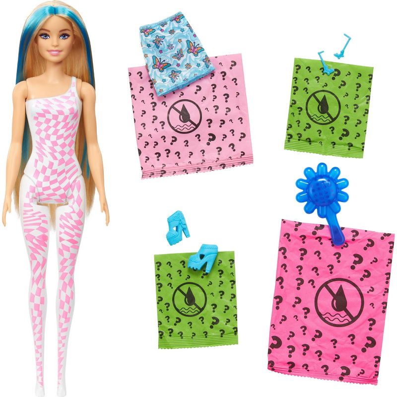 Barbie Color Reveal Rainbow-Inspired Series Doll &#38; Accessories with 6 Surprises, Color-Change Bodice, 6 of 8