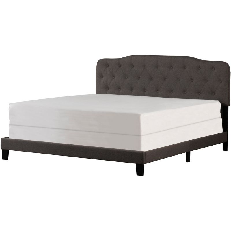 Queen Nicole Upholstered Bed In One Stone Gray Fabric - Hillsdale Furniture, 5 of 11