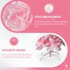 NAYSAYE 7.5FT Artificial Xmas Christmas Tree Snow Flocked Slim Pencil Tree 641 Branch Tips for Home Living Room Office, Pink, 25"*25"*90" - 4 of 4