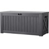 LACOO 120 Gal. Large Deck Box, Lockable Storage Box - 2 of 4