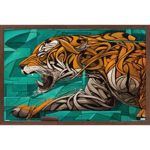 Trends International Zimer - Concrete Jungle Framed Wall Poster Prints - 1 of 4