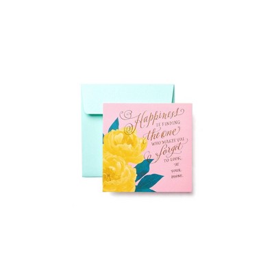 Funny Floral Engagement Greeting Card