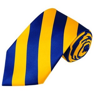 Men's 3.25 W And 58 L Inch With 0.75 Inch Stripe Width College Stripe Woven Necktie - 1 of 3