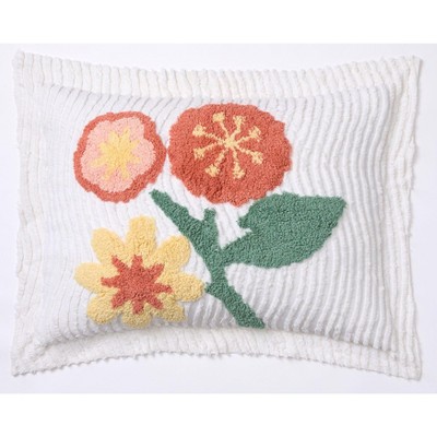 BrylaneHome Bloom Chenille Sham