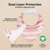 8pk Organic Baby Bandana Bibs, Baby Drool Bibs for Baby Boy, Girl, Baby Bibs for Infant, Newborn - 2 of 4