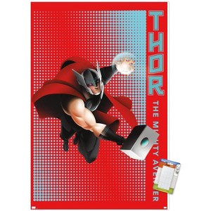 Trends International Marvel Shape of a Hero - Thor Unframed Wall Poster Prints - 1 of 4