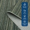 Modern Striped Area Rugs for Living Room, Washable Soft Non Slip Low Pile Rug - 4 of 4