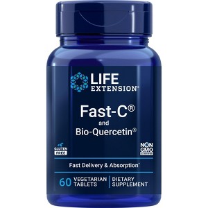 Fast-C and Bio-Quercetin Phytosome by Life Extension  -  60 Tablet - 1 of 2
