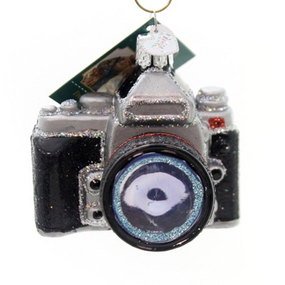 Old World Christmas 2.5" Camera Ornament Picture Memory  -  Tree Ornaments