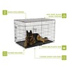 Go Pet Club 2 Door Foldable Metal Dog Crate 19" to 54" Long MLD-19 - 4 of 4