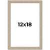 PosterPalooza | 12x18 Thin Barnwood Picture Frame, UV Acrylic, 2 Finishes - Grey and Black - 2 of 4