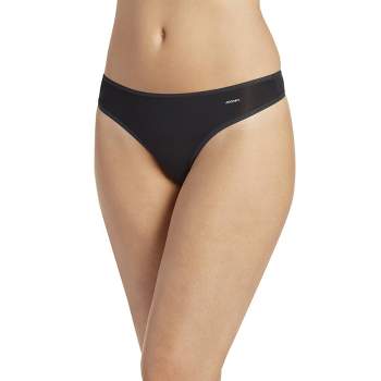 Jockey Women's No Panty Line Promise Tactel String Bikini 7 Black
