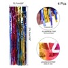 Unique Bargains Wedding Birthday Metallic Foil Fringe Table Skirts for Rectangle Table - 2 of 4