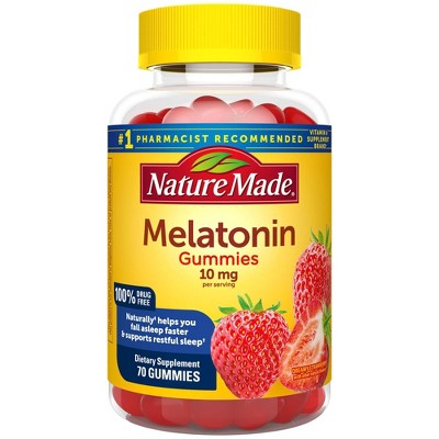 Nature Made Melatonin 10 mg Gummies - Dreamy Strawberry - 70ct