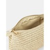 Straw Woven Shoulder Bag Tote Handbag Summer Beach Purse Beige one-size - 3 of 4