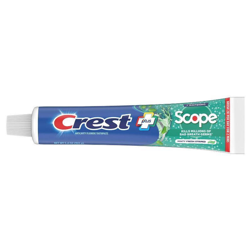Crest + Scope Complete Whitening Toothpaste - Minty Fresh, 3 of 12