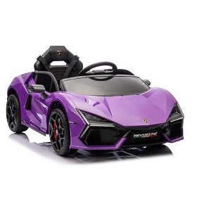 12V Kids Lamborghini Revuelto Ride-On Car, Remote Control, LED Lights ...