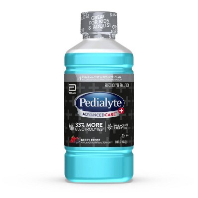 Pedialyte AdvancedCare Plus Electrolyte Solution Drink - Berry Frost - 33.8 fl oz