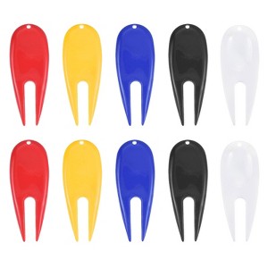 Unique Bargains Plastic Reusable Golf Divot Tools 2.76 x 0.98 x 0.19 Inch 10 Pcs - 1 of 4