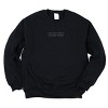 Embroidered Text Me When You Get Home - Women's Graphic Sweatshirt - 2 of 4