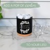 Elanze Designs Grandma's Black X-Large Cork Bottom, Kitchen Counter, Ceramic Stoneware, Coffee, Tea and Hot Chocolate, Machine Brewing, K Capsule Pod - 4 of 4