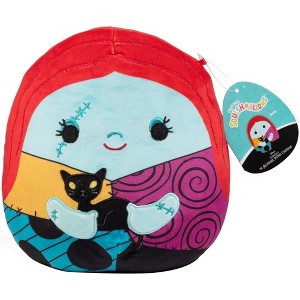 Squishmallows 8-Inch Sally w Cat - Nightmare Before Christmas - Official Jazwares Disney- Collectible Stuffed Animal Toy - Gift for Kids, Girls & Boys - 1 of 4