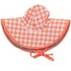 RuffleButts Girls UPF50+ Sun Protected Reversible Swim Hat - 2 of 4