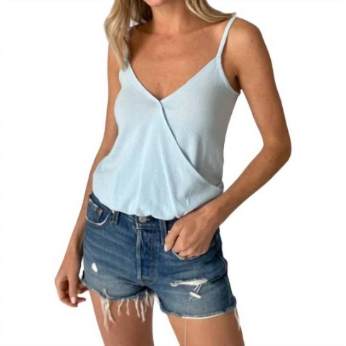 Women's Leighton Criss Cross Crepe Hacci Tank Top - SIX/FIFTY - image 1 of 3