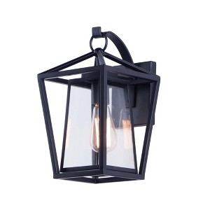 Maxim Lighting Artisan 1 - Light Wall Light in  Black - 1 of 3