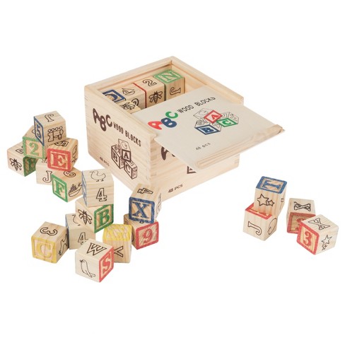 Wooden best sale blocks target