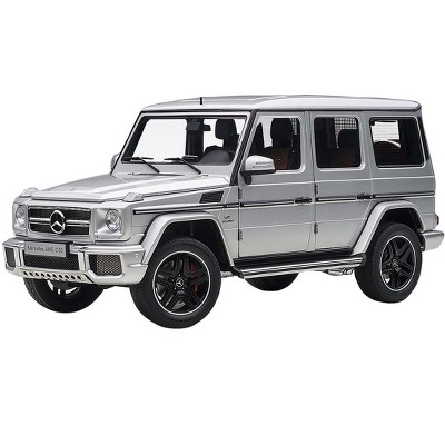 Mercedes AMG G 63 Silver 1/18 Model Car by Autoart